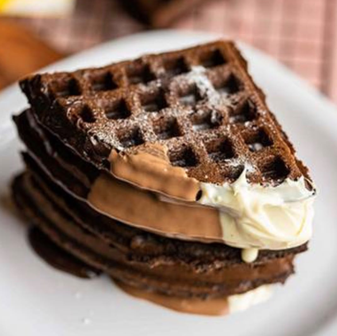 Waffles at Payal Cafe